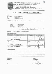 SK Pembimbing skripsi - Document Repository Universitas Andalas